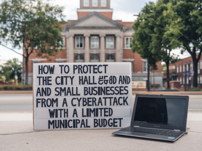 Comment protéger la mairie et les petites entreprises d'une cyberattaque ciblée avec un budget municipal limité