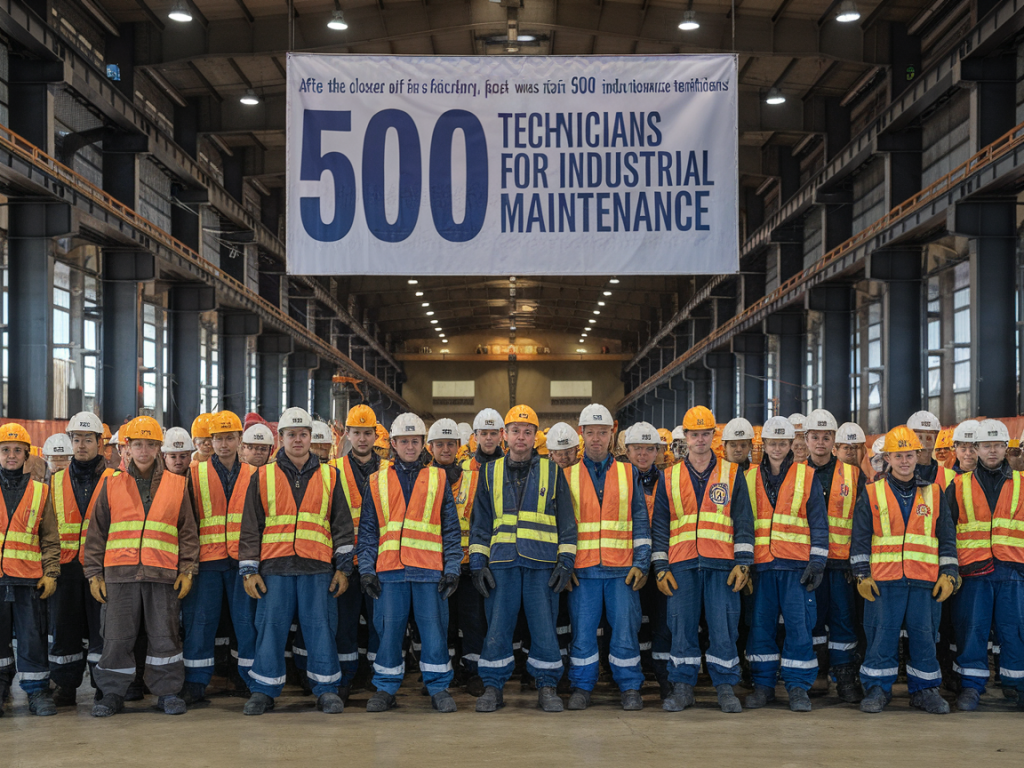 Comment organiser un pacte local pour former 500 techniciens de maintenance industrielle après la fermeture d'une usine