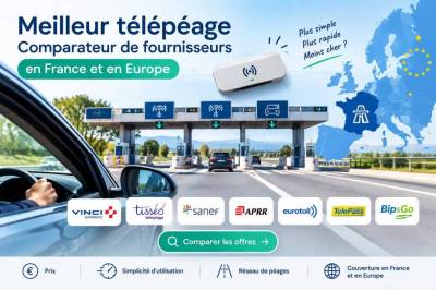 Meilleur télépéage : comparateur de fournisseurs en France et en Europe