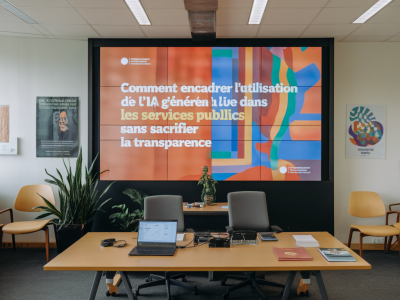 Comment encadrer l'utilisation de l'ia générative dans les services publics sans sacrifier la transparence