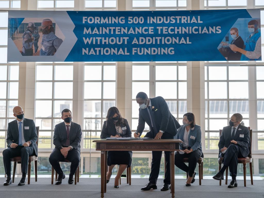 Comment piloter un pacte local pour former 500 techniciens de maintenance industrielle sans subvention nationale supplémentaire